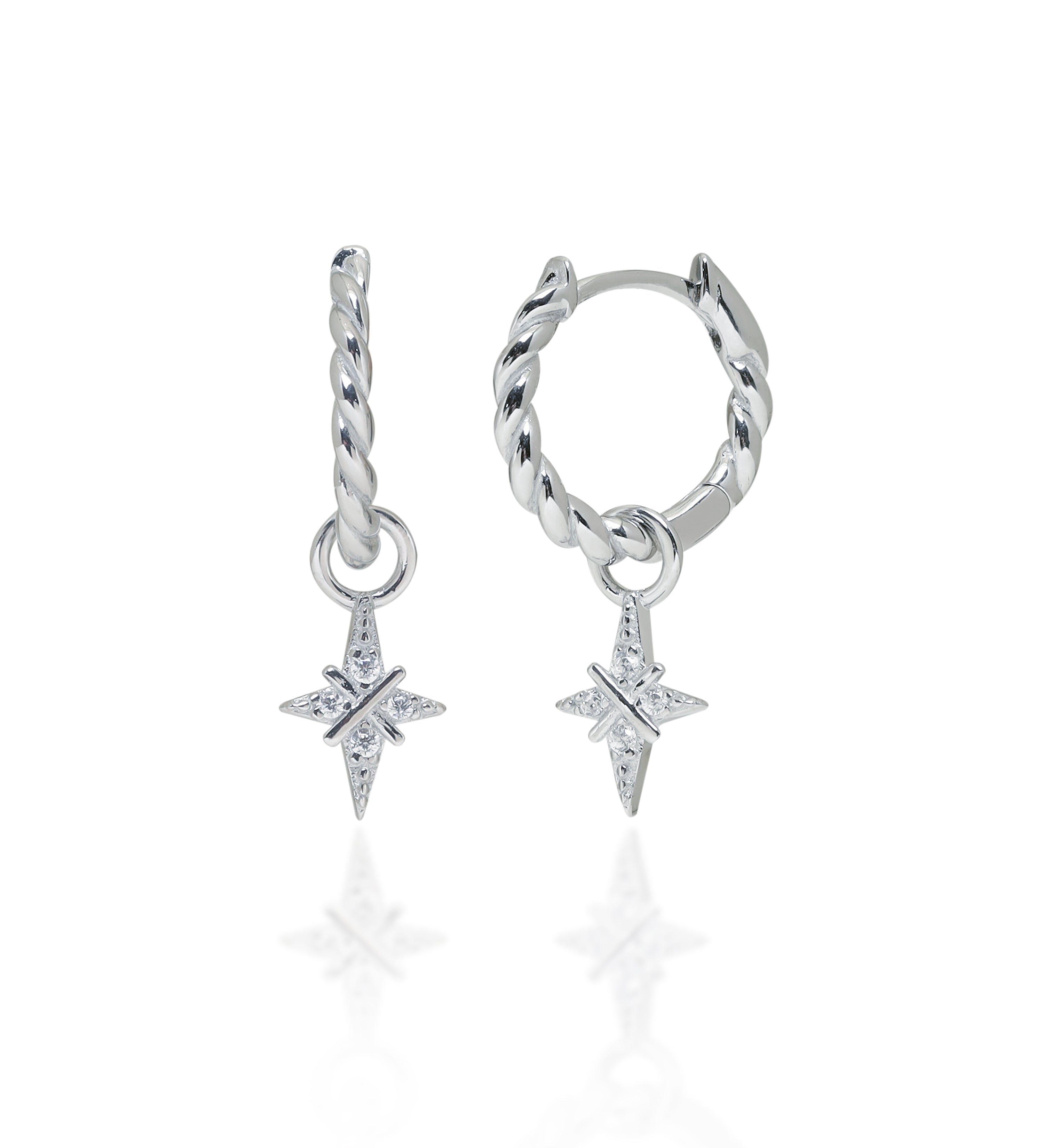 Twisted Star Hoop