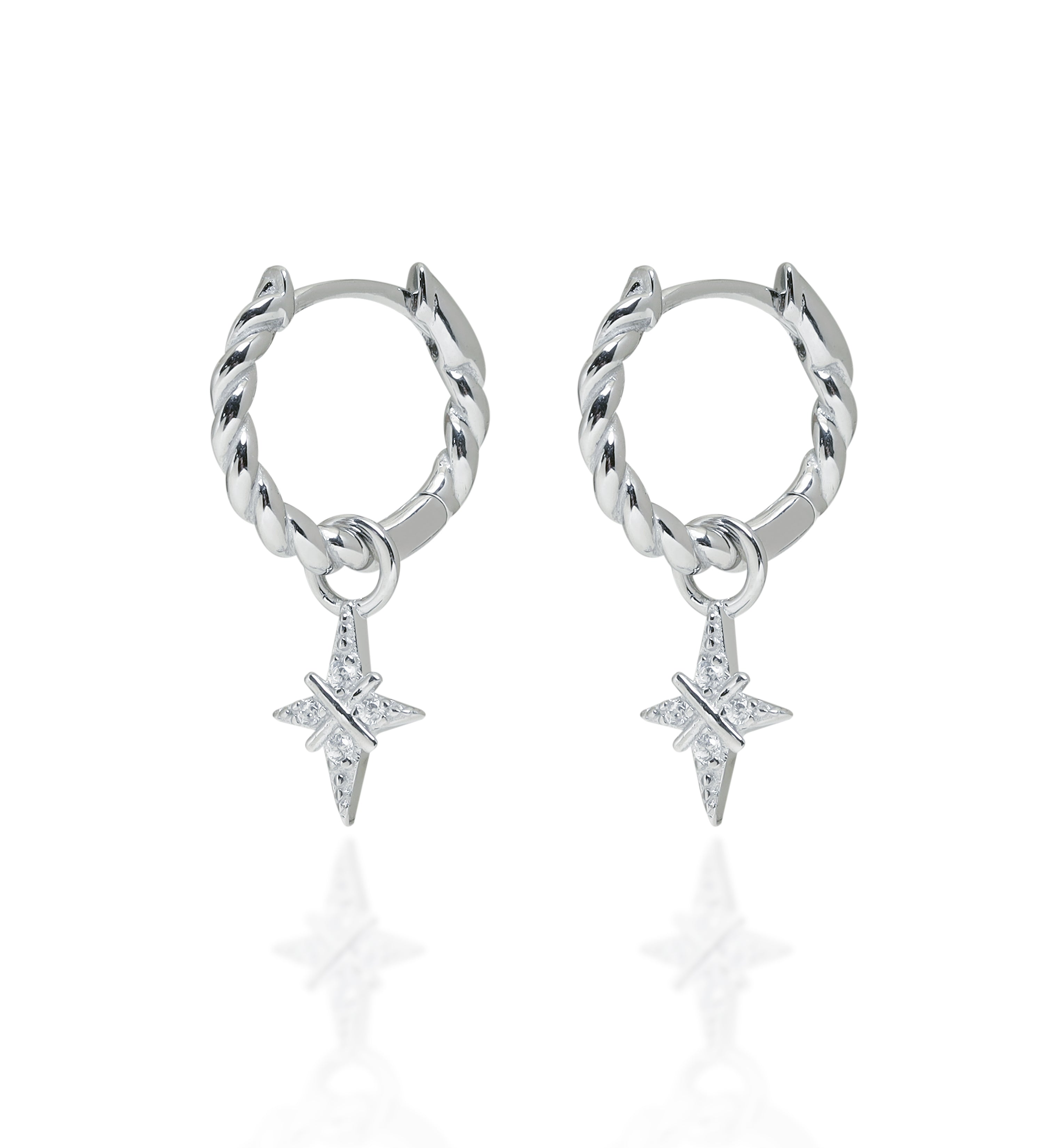 Twisted Star Hoop