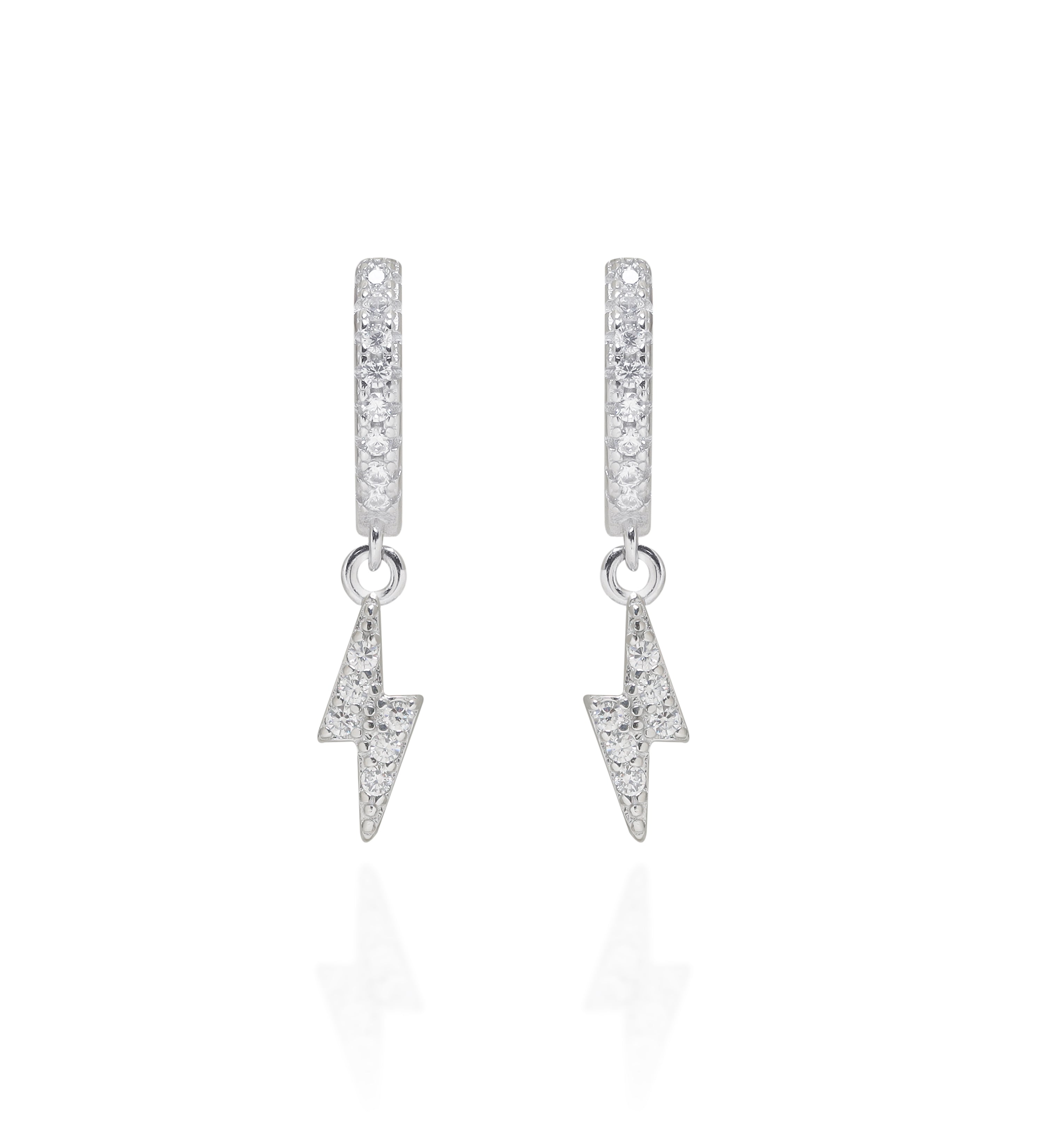 Zirconia Tunder Drops Hoop