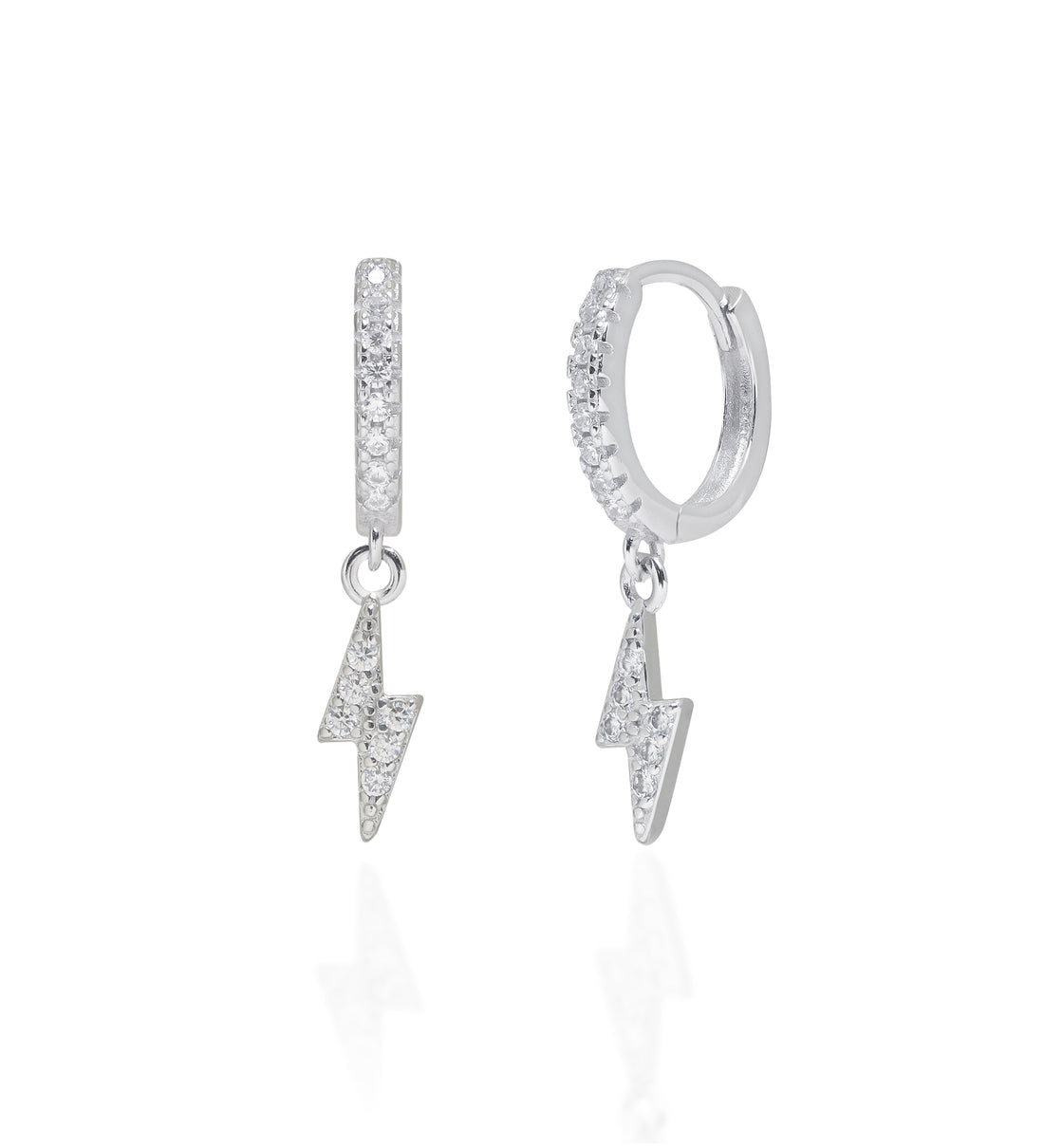 Zirconia Tunder Drops Hoop
