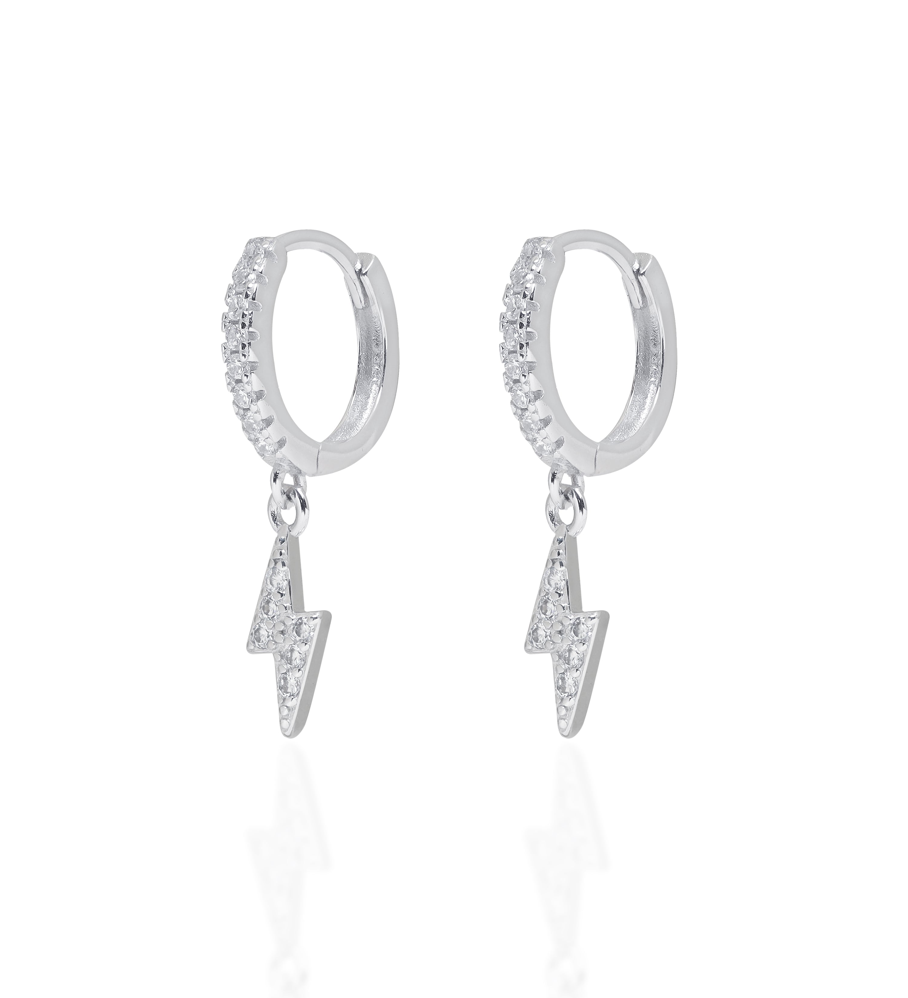 Zirconia Tunder Drops Hoop