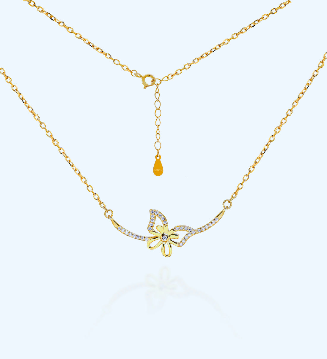 Radiant Butterfly Necklace