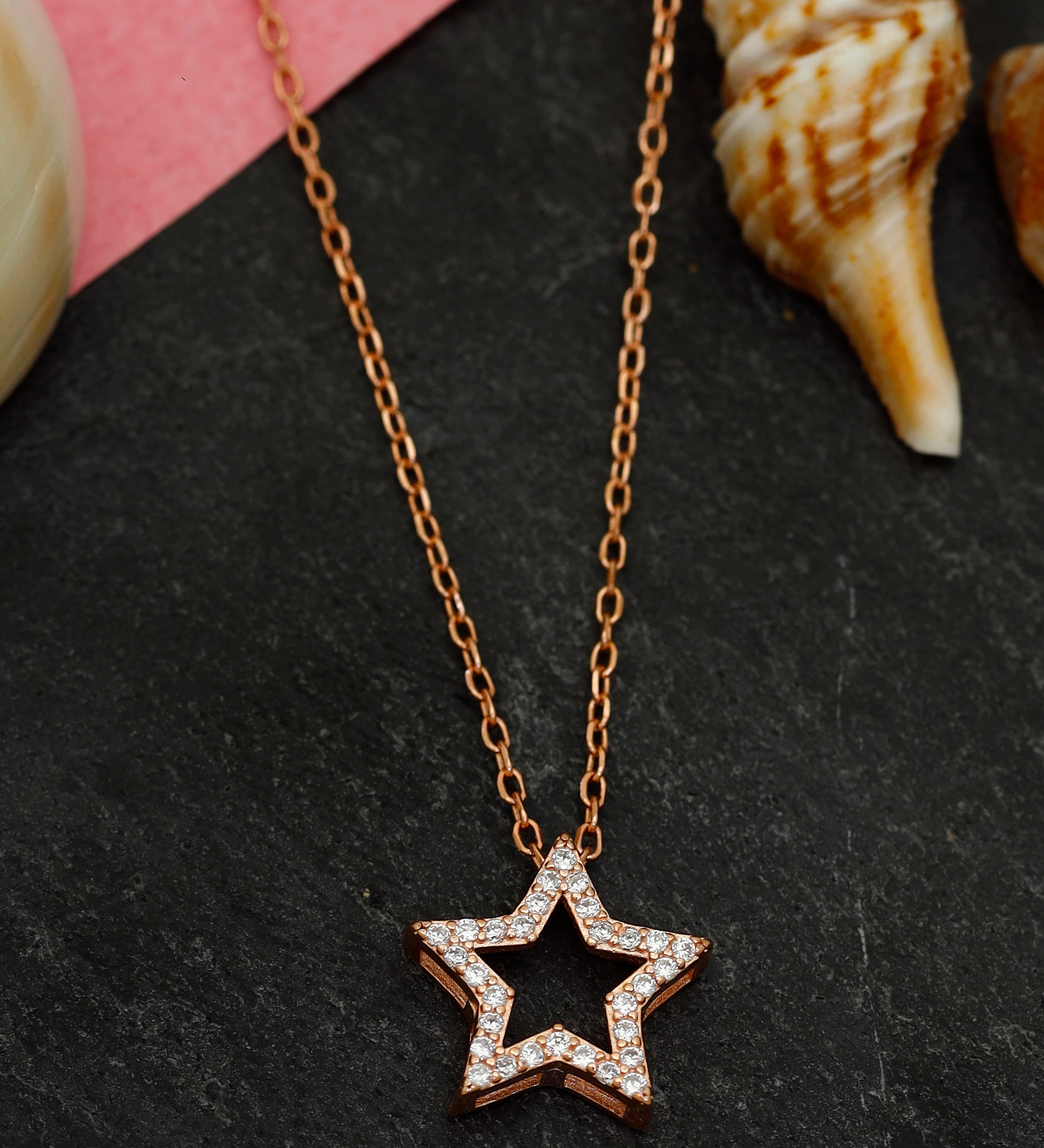 Diamond Star Style Necklace